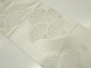 アンティーク　菊青海波に亀甲模様織出し袋帯（材料）